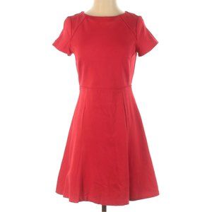 NWT J. Crew Short Sleeve Flounce Ponte Dress